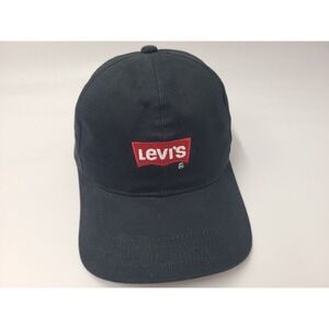 Levi Strauss & Co Snapback Hat Cap Cotton Casual Baseball Men Women Black Red